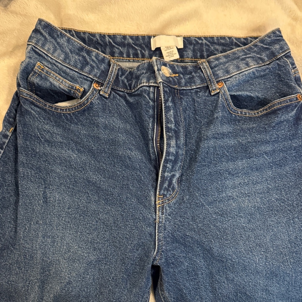 H&M Women's Straight Leg Jeans - Blue